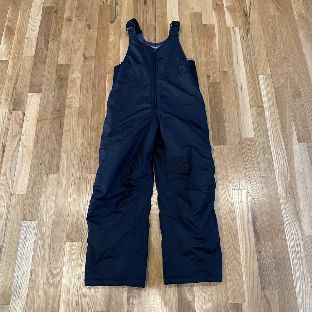 White Sierra Youth Kids Black Ski Bib Pants Insulated Snow Overalls SIZE Medium